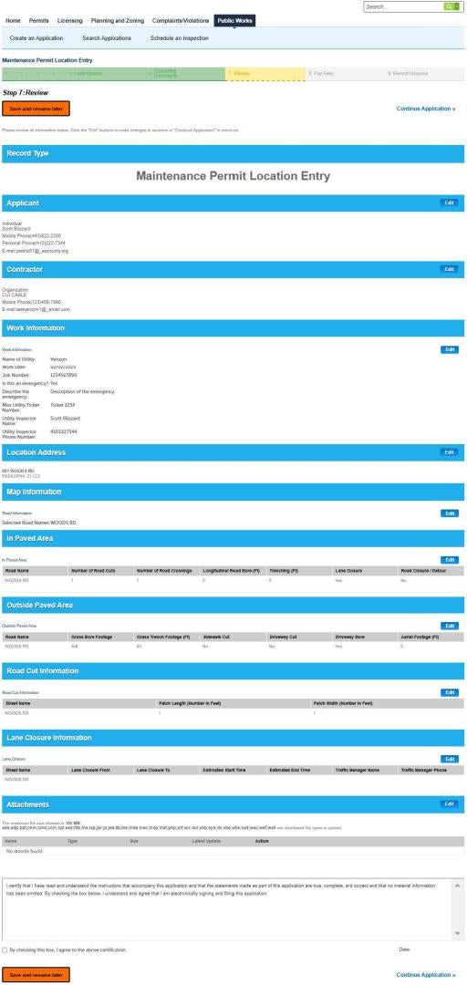 Accela Submitting an Individual Permit Application (Utility) Instructions