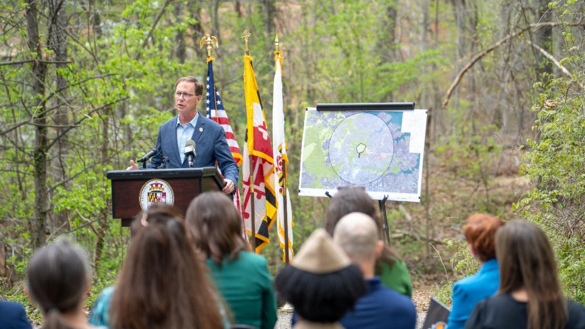 County Executive Pittman at the Podium