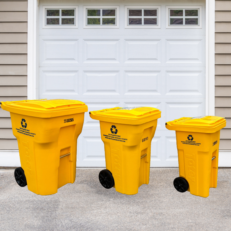 Learn how to receive a curbside recycling cart 