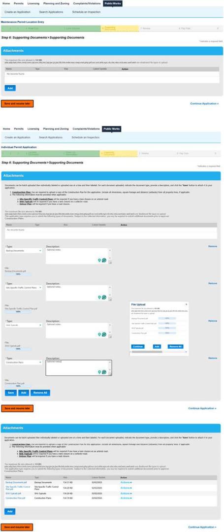 Daily Individual Permit Work Notification screen 3