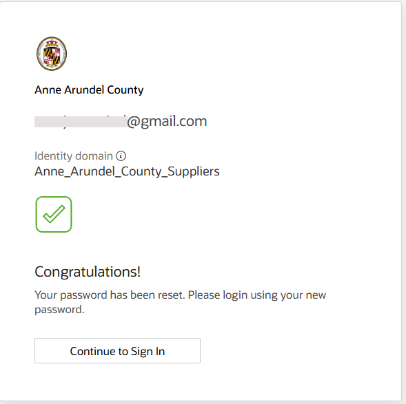 The "harbor login 6.png" image shows an Oracle Cloud confirmation page stating the password has been successfully reset.