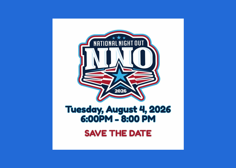 National Night Out 2026 Event infographic