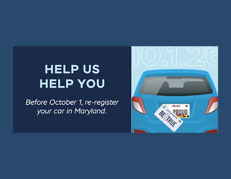 Image showing a car with a Maryland tag