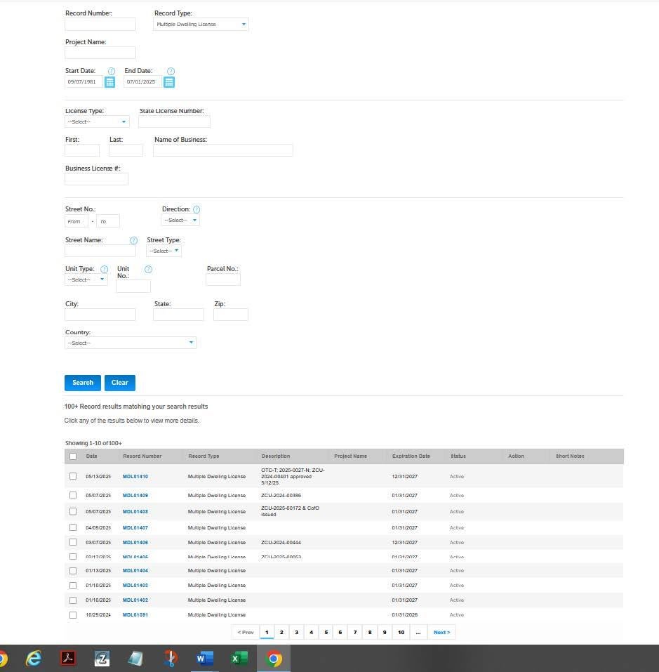 Image showing users how to search for a license in LUN