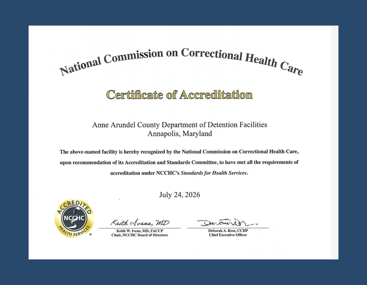 National Commission on Correctional Health Care Certificate 2026