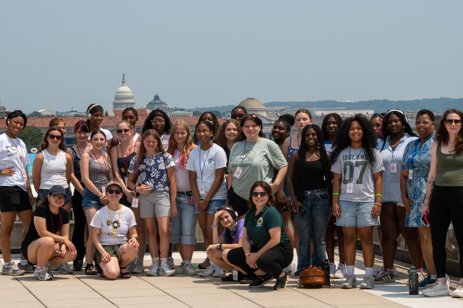 A group shot of Heroes Camp 2026