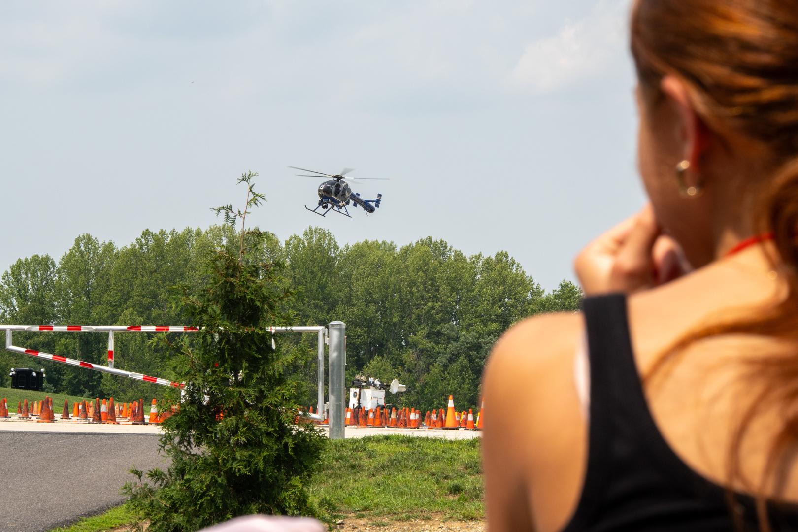 Camper watching during an interactive educational workshop at the HERoes on the HERizon program.