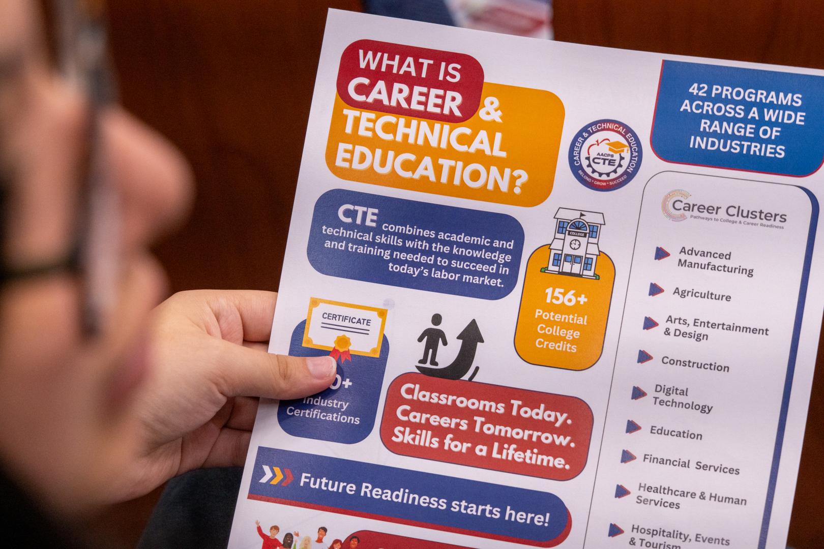 Pamphlet at the HERoes on the HERizon leadership event