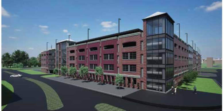 TOD garage rendering